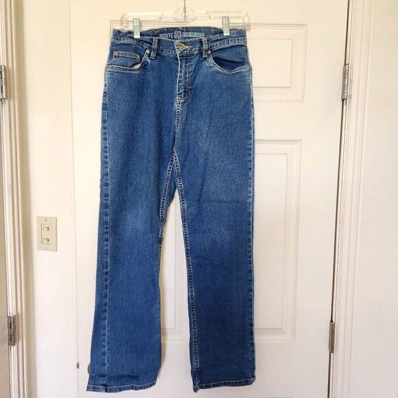 Route 66 relaxed boys jeans size 16 dark blue denim - Picture 4 of 5